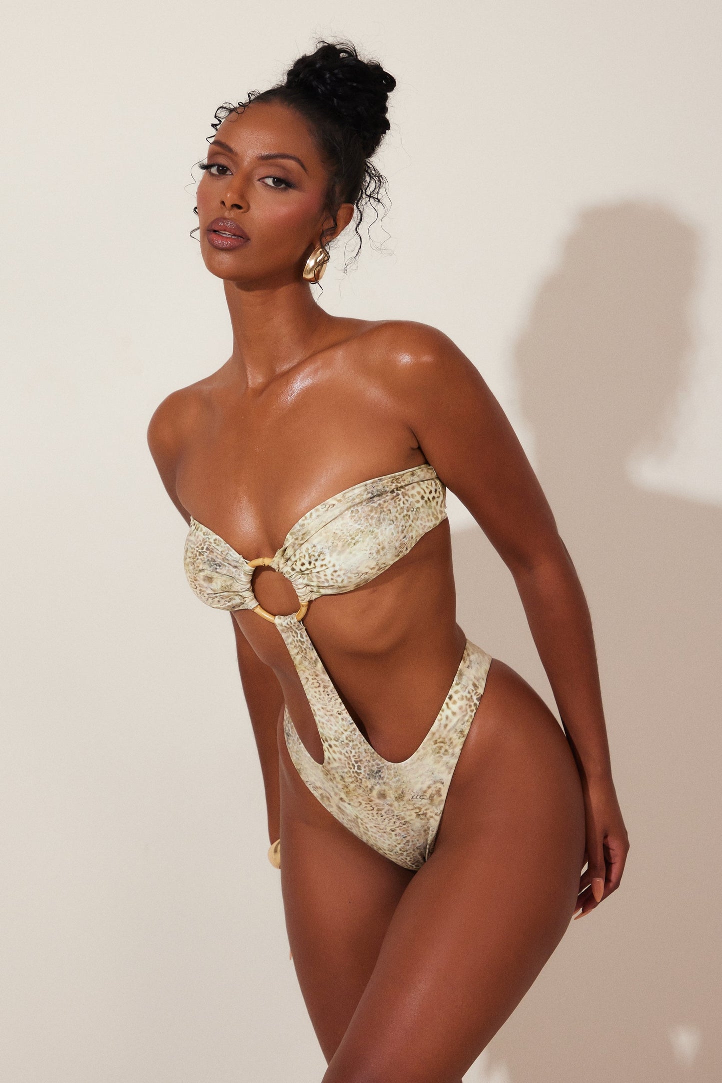 The Tamila Swimsuit in Leopard Print