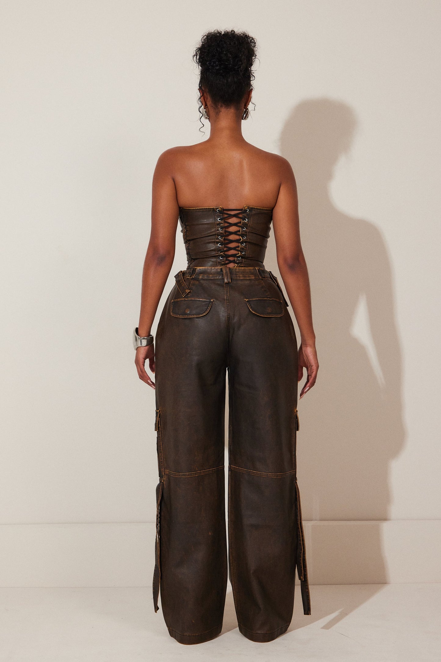 The Zeda Cargos in Brown Wash