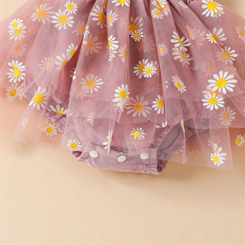 DAISY Smocked Romper Dress