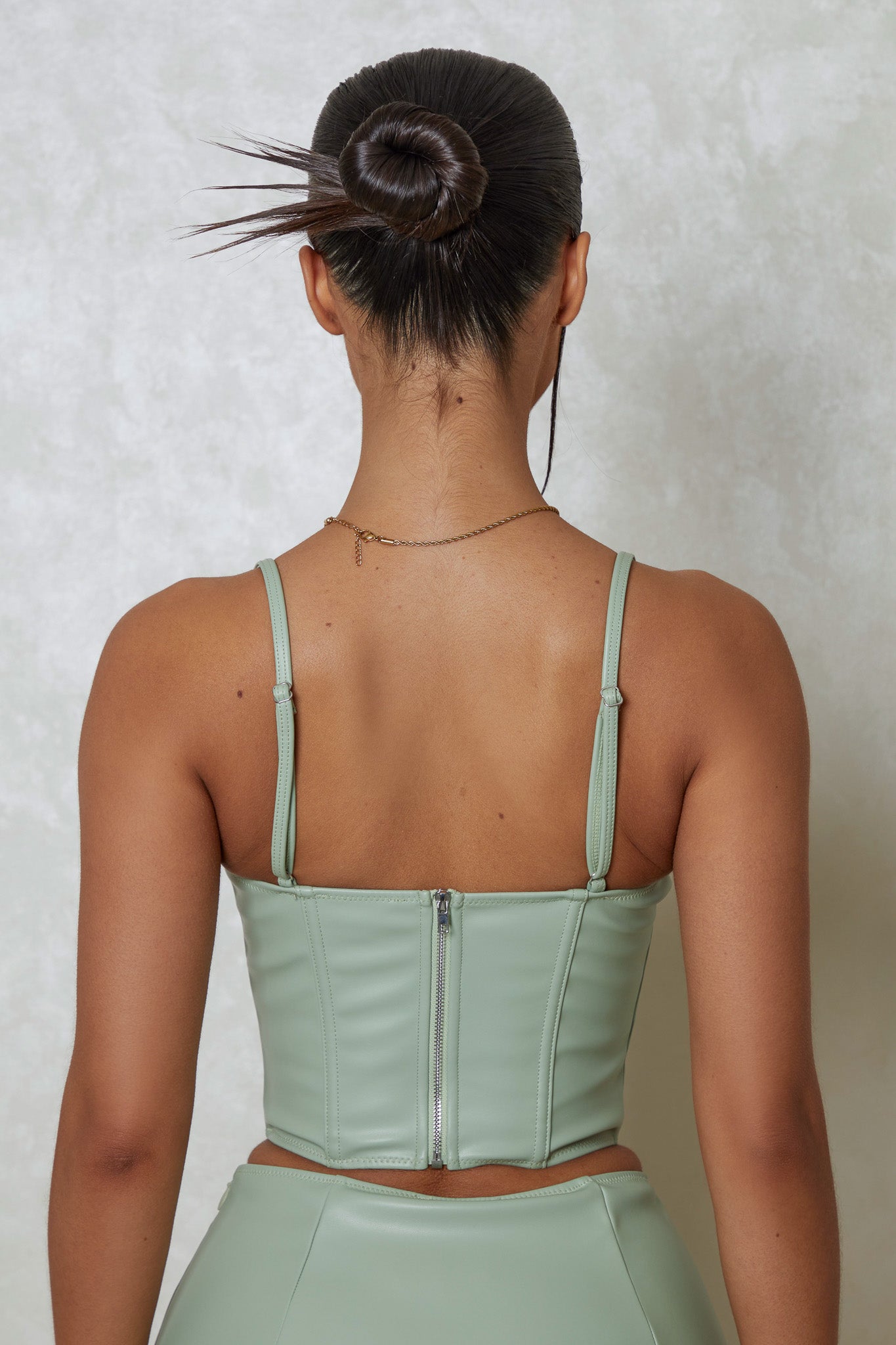 The Boss Leather Set in Sage