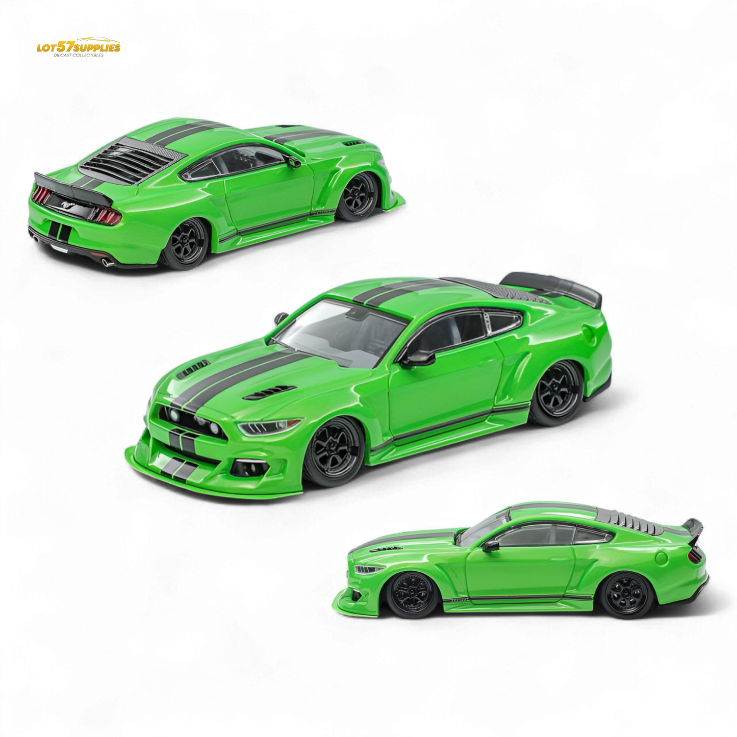 (Pre-Order) Liberty 64 Mustang Clinched Widebody Kit 1:64