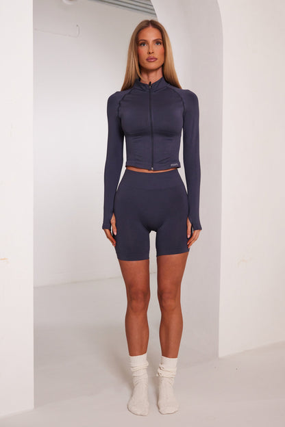 The Mars Seamless Shorts in Navy