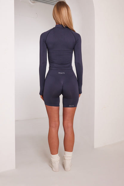 The Mars Seamless Shorts in Navy