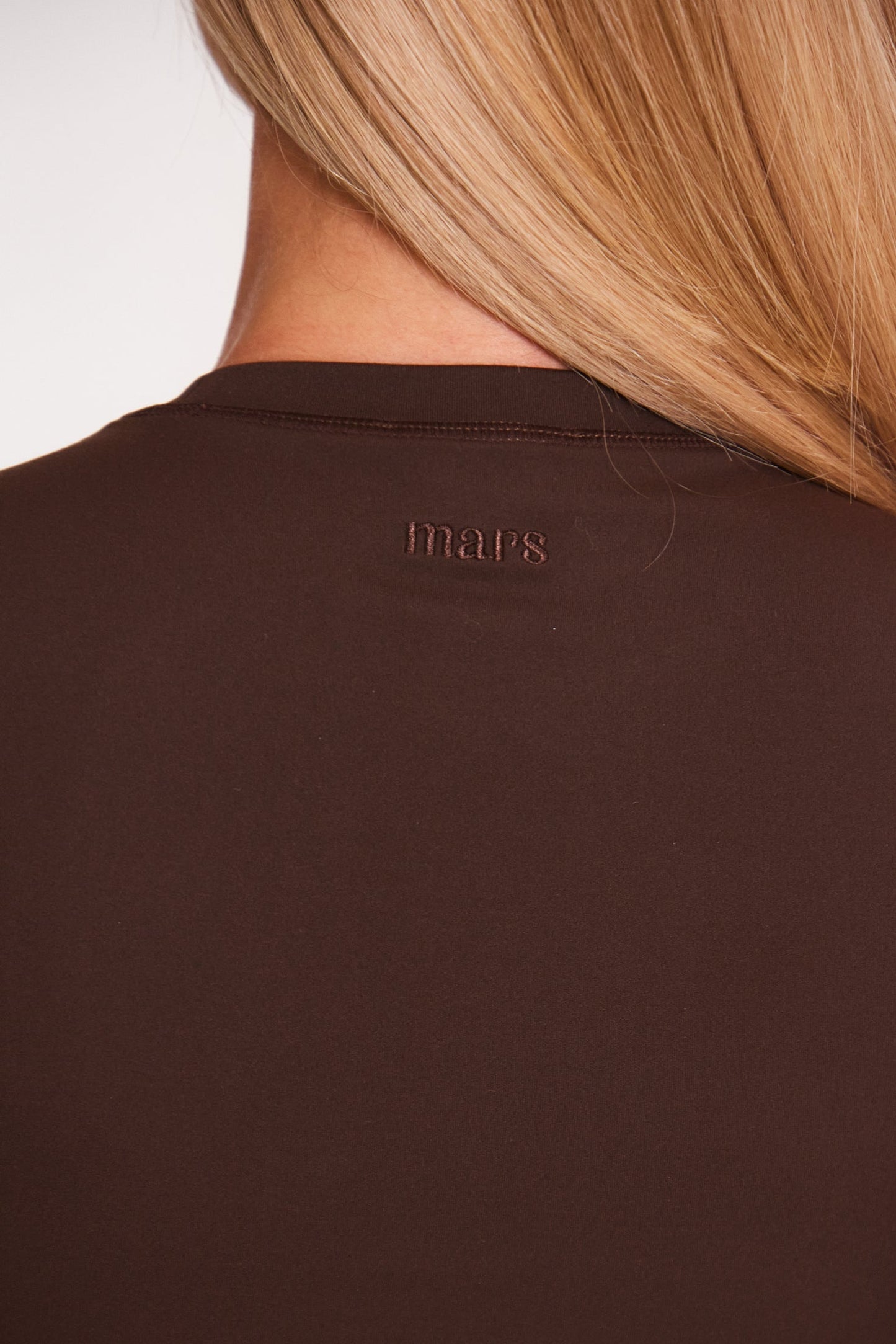 The Sculpt Long Sleeve Tee in Brown