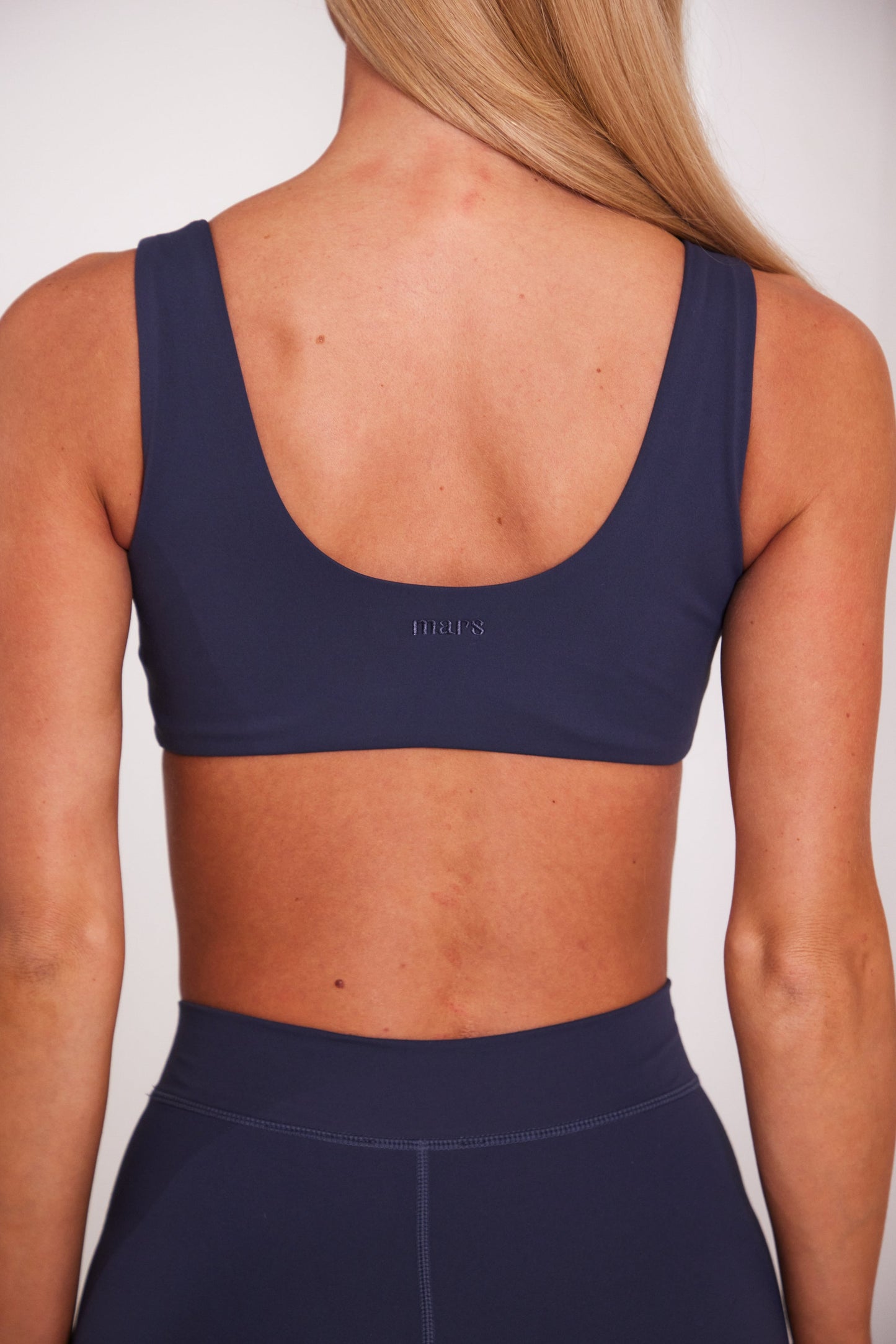 The Scoop Neck Sculpt Bralet in Navy