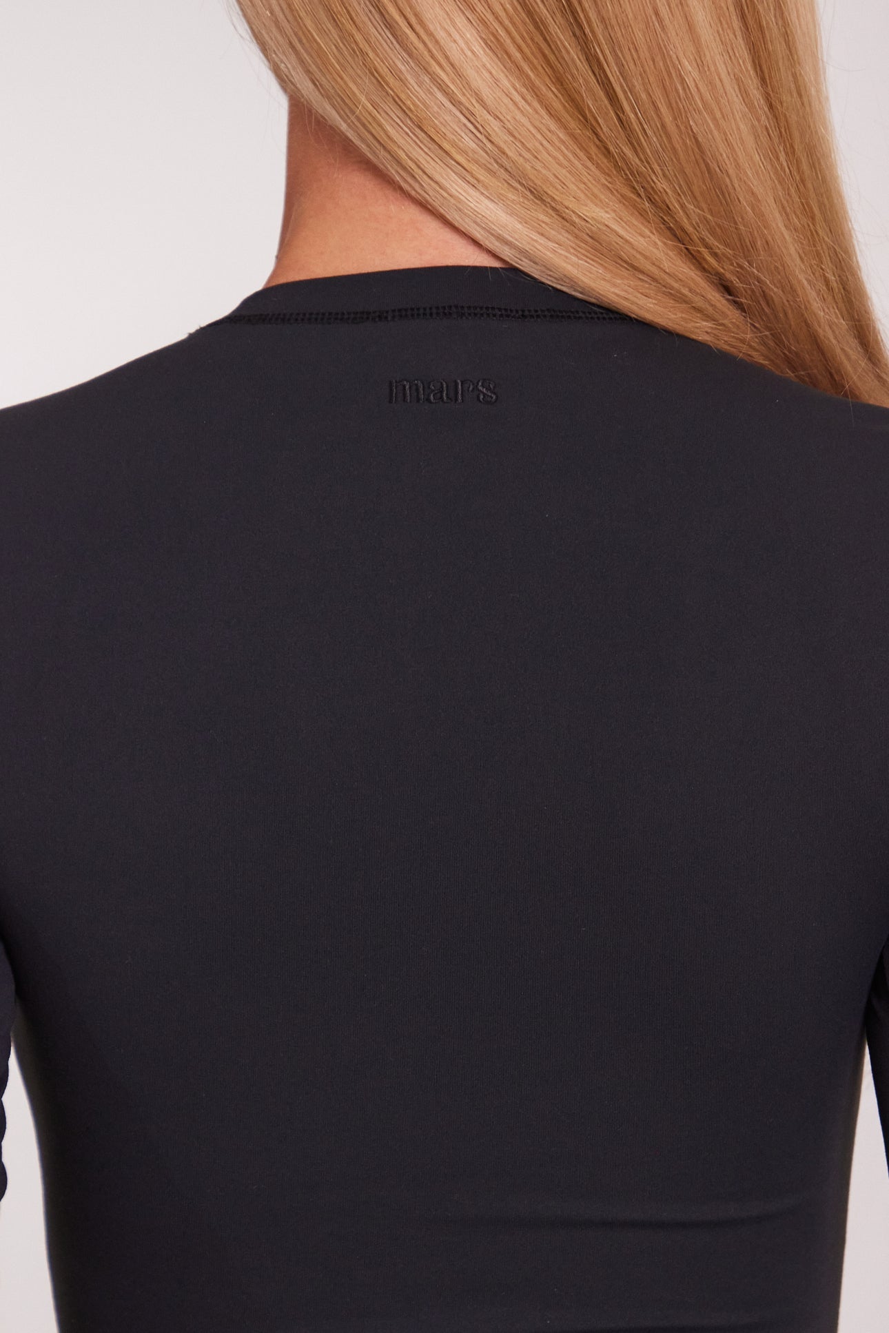 The Sculpt Long Sleeve Tee in Black