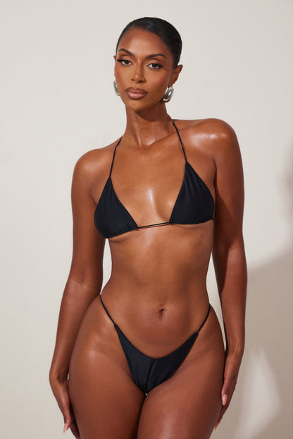 The Teeny Bikini in Black