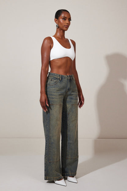 The Zoya Jeans in Dark Wash