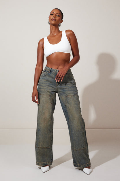 The Zoya Jeans in Dark Wash