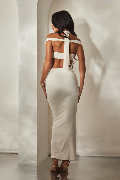 The Lena Maxi in Off White