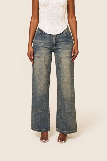 The Zoya Jeans in Dark Wash