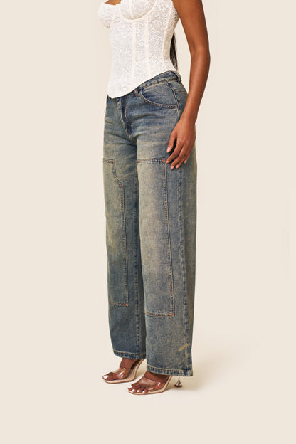 The Zoya Jeans in Dark Wash