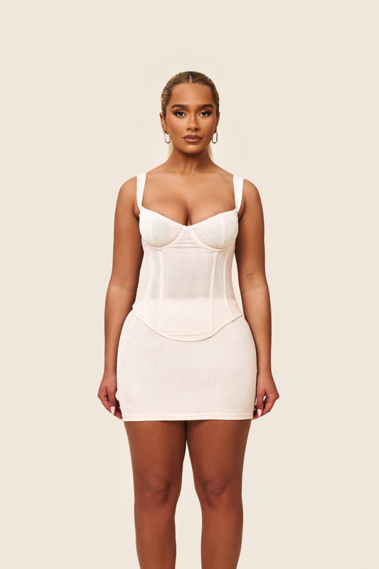 The Cinched Set in Cream