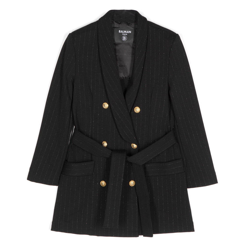 Balmain Kids Knit Coat