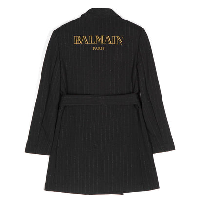 Balmain Kids Knit Coat