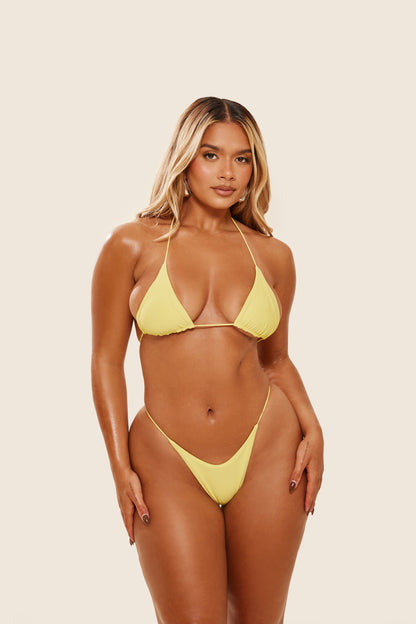 The Teeny Bikini in Yellow