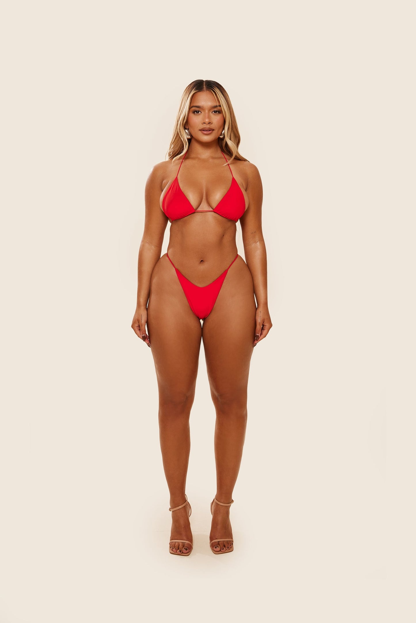 The Teeny Bikini in Red