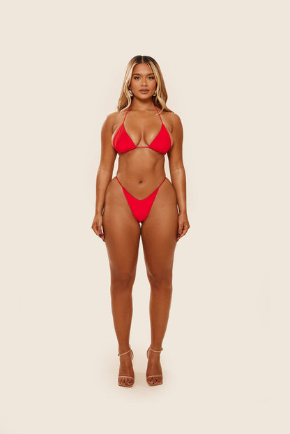 The Teeny Bikini in Red