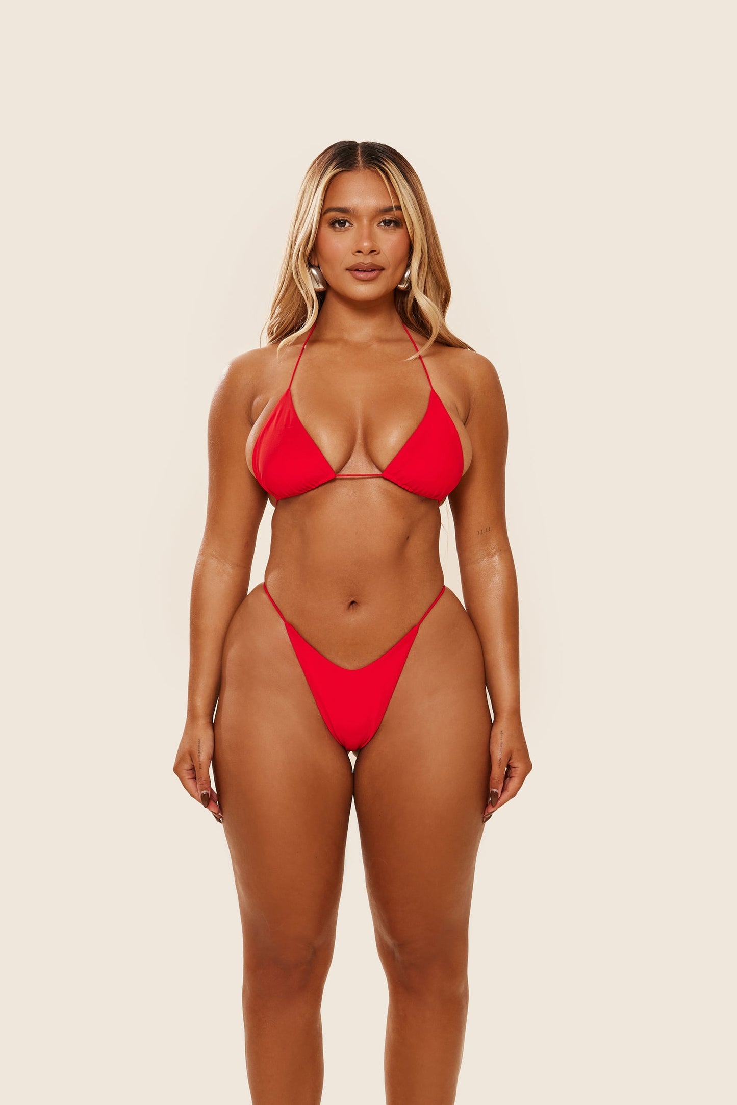 The Teeny Bikini in Red