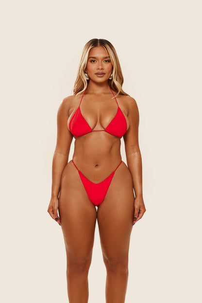 The Teeny Bikini in Red