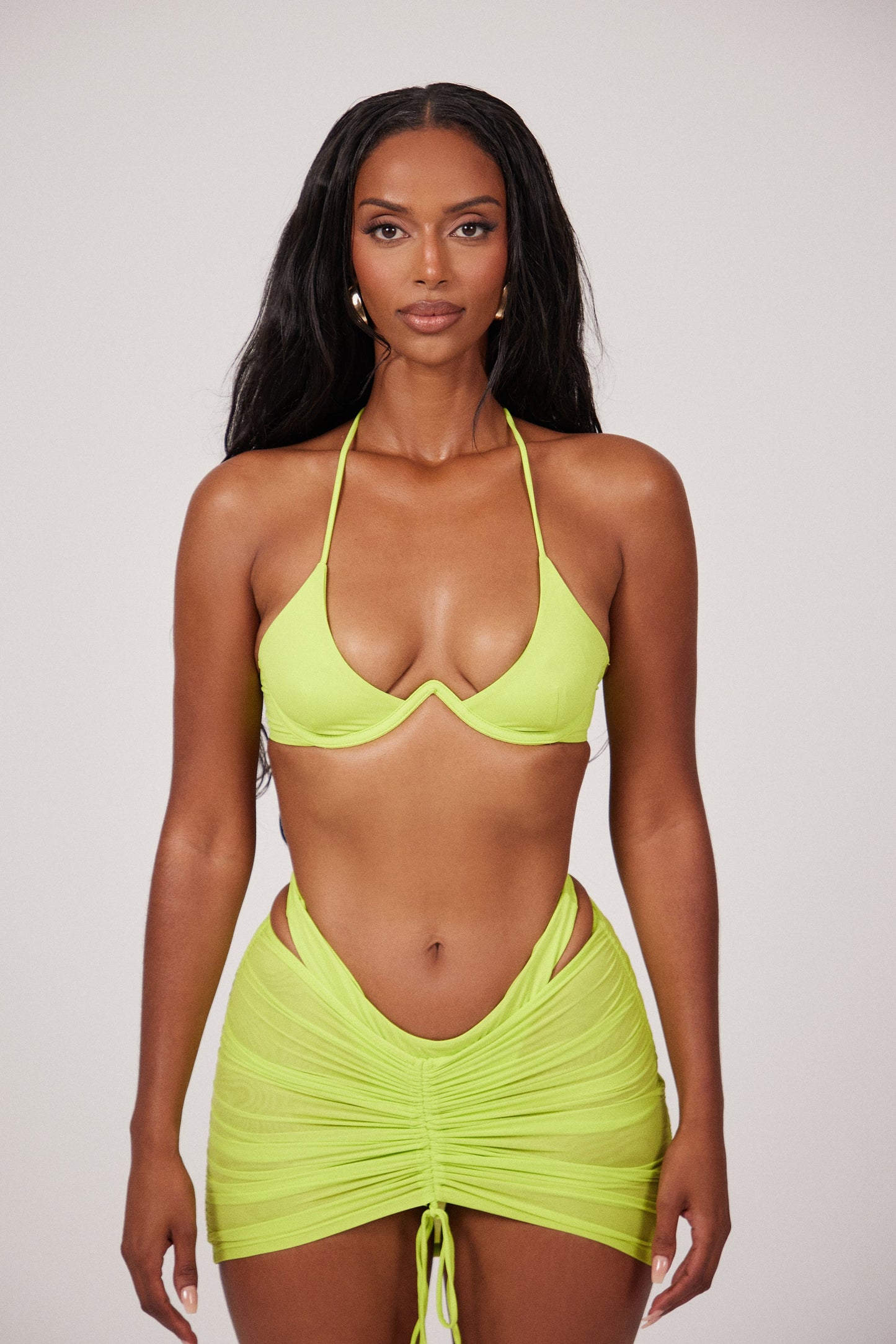 The Palm Set in Lime