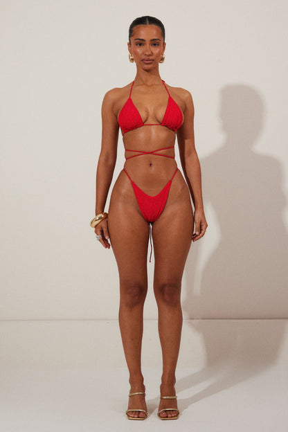 The Teeny Bikini in Red