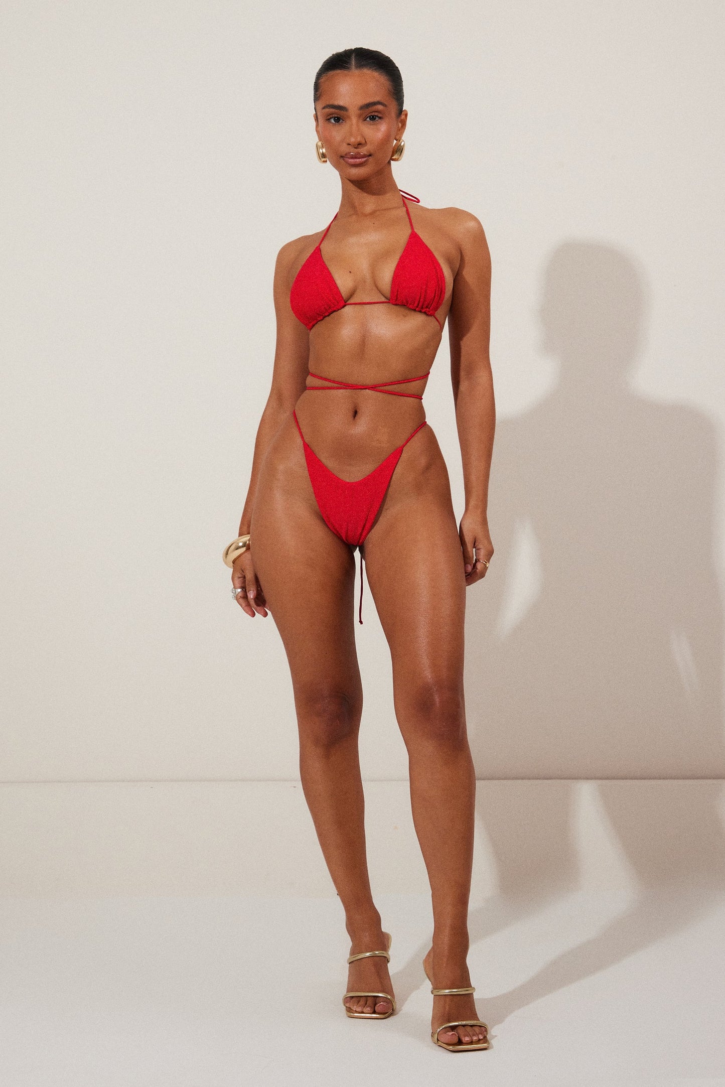 The Teeny Bikini in Red
