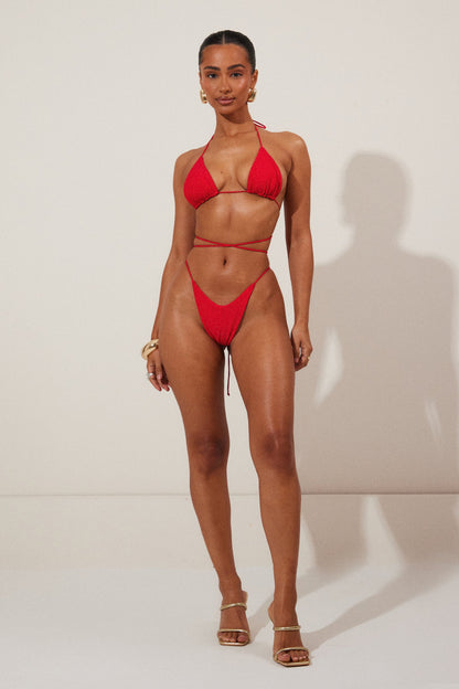 The Teeny Bikini in Red