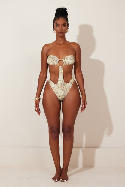 The Tamila Swimsuit in Leopard Print