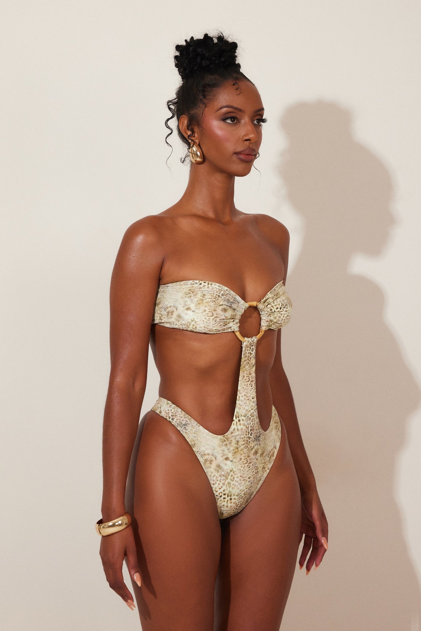 The Tamila Swimsuit in Leopard Print