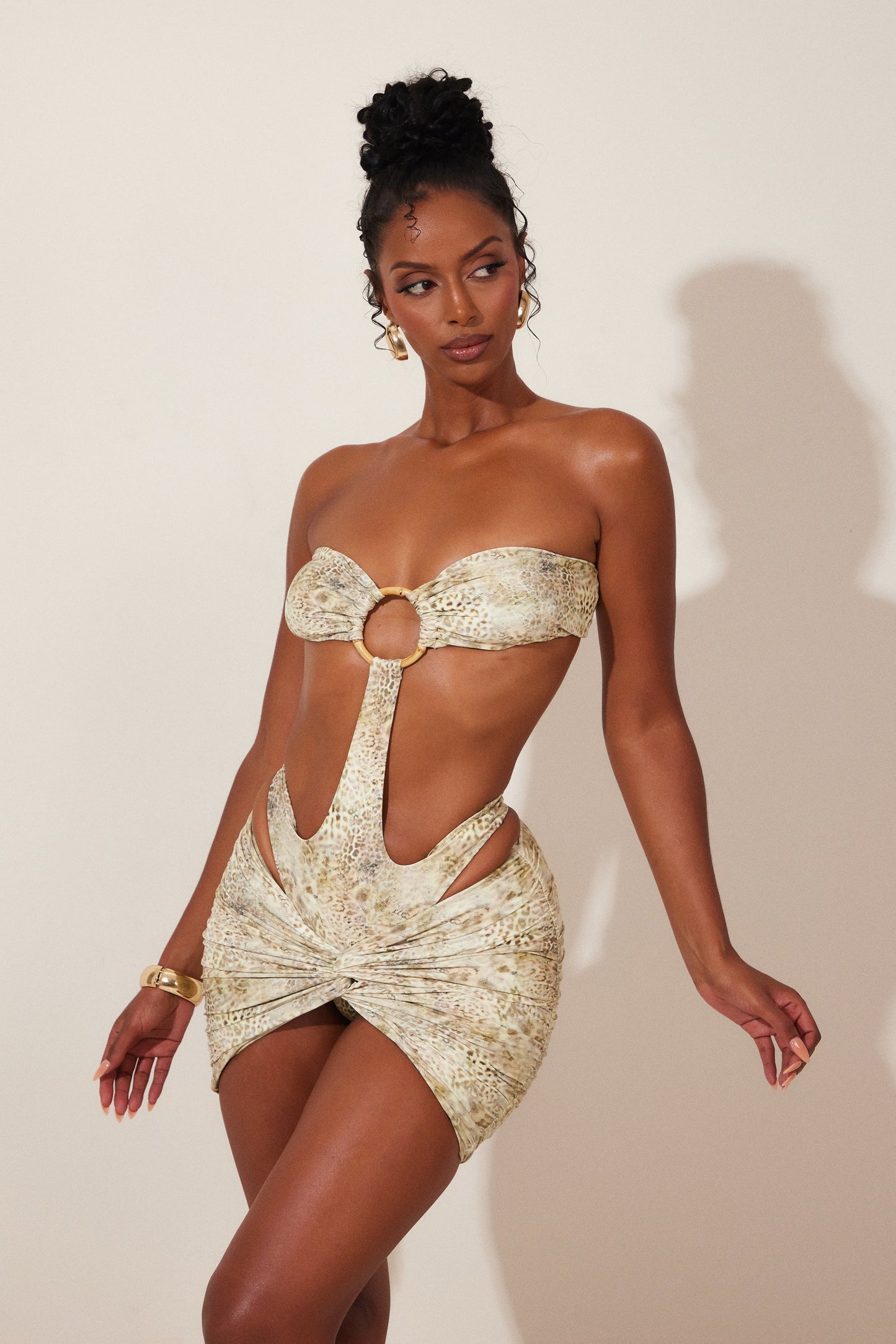 The Tamila Swimsuit in Leopard Print
