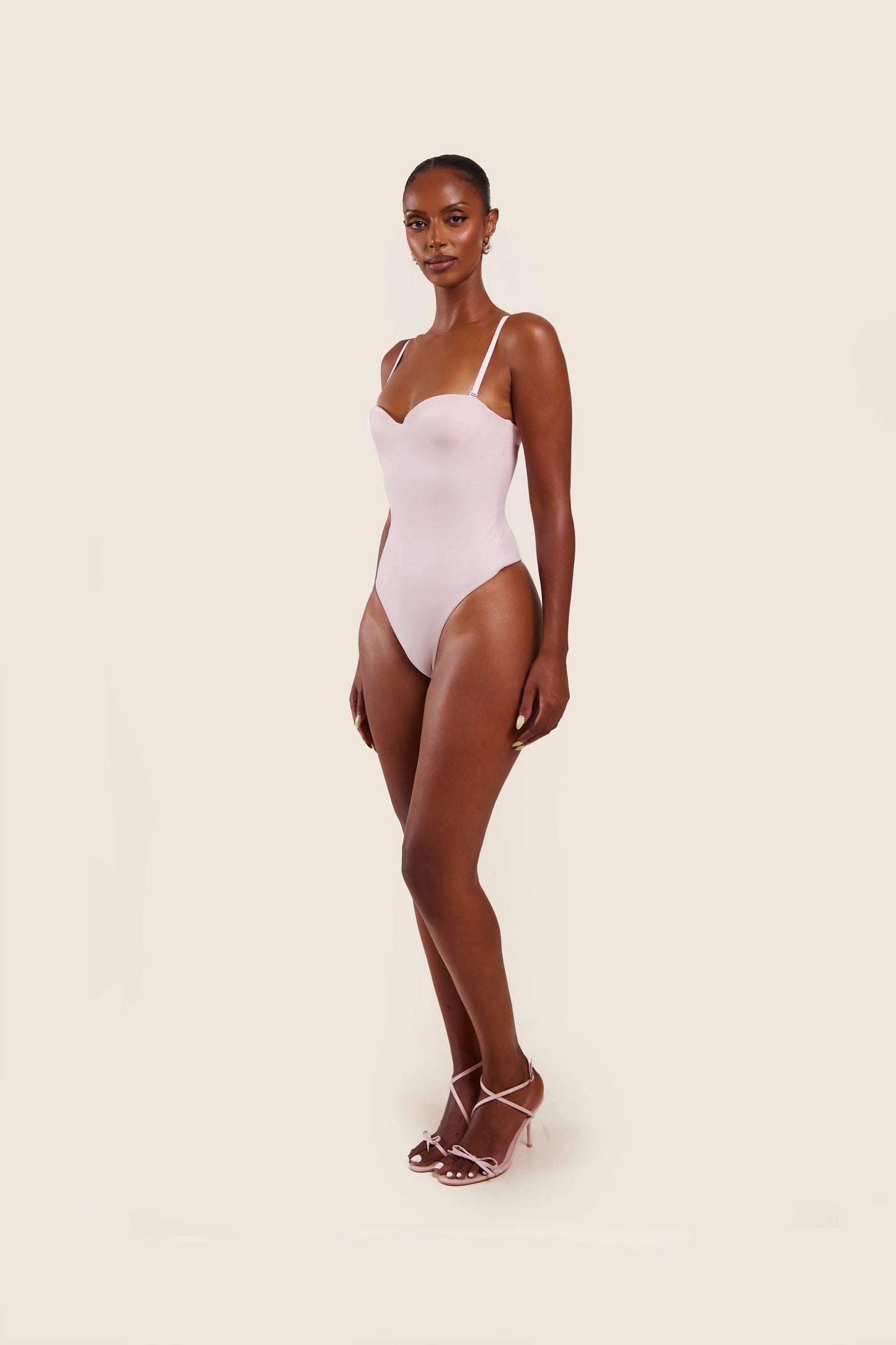 The Sculpt Bodysuit in Baby Pink