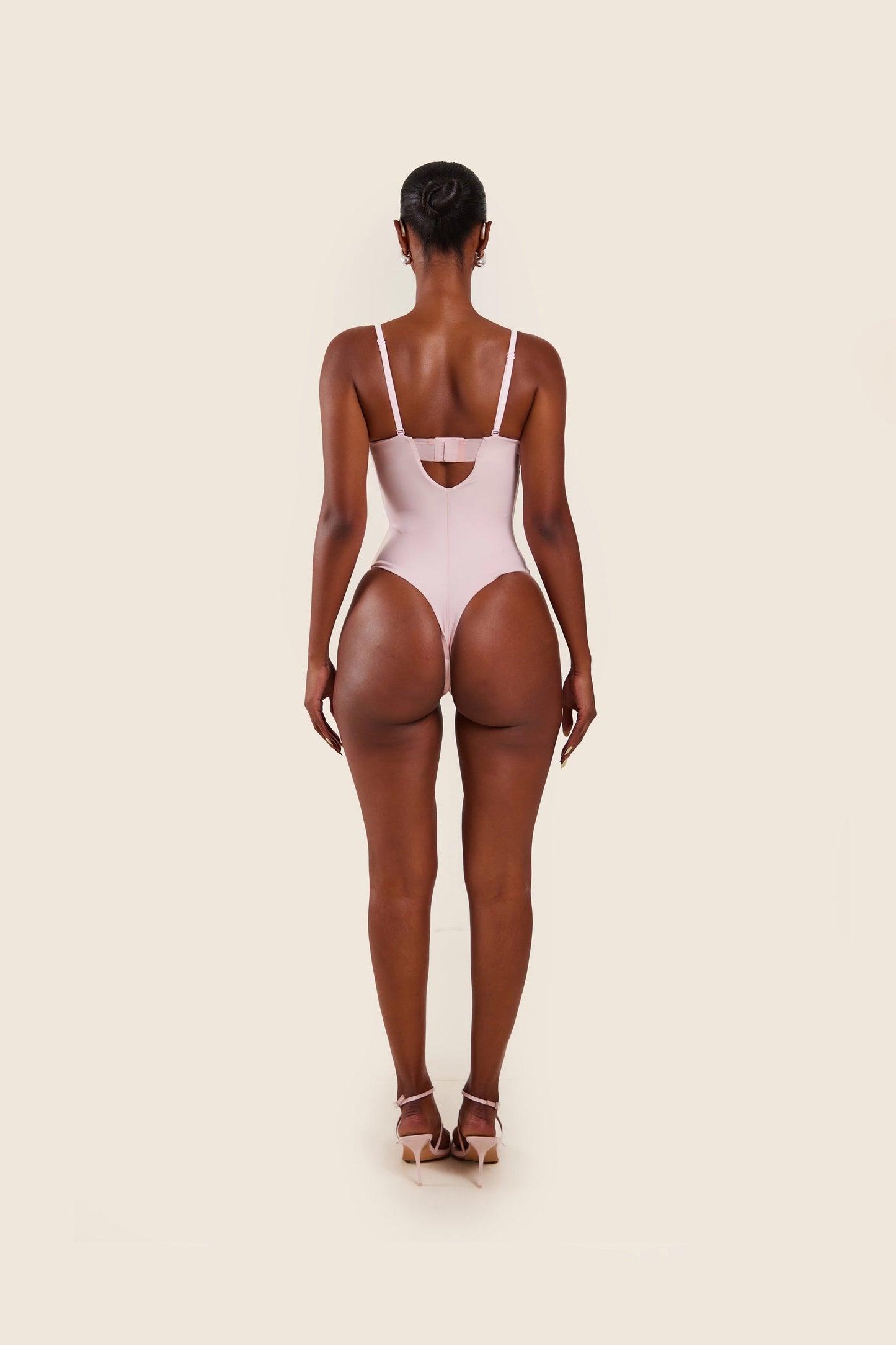 The Sculpt Bodysuit in Baby Pink