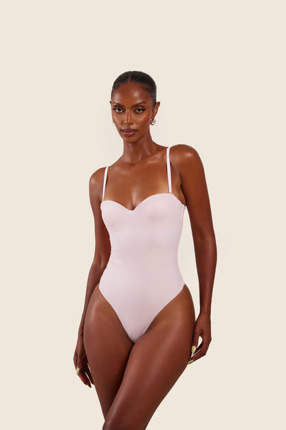 The Sculpt Bodysuit in Baby Pink