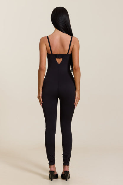 The Sculpt Jumpsuit in Black