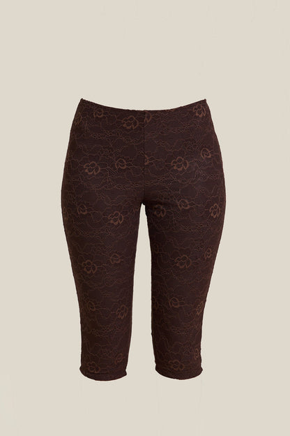 The Brielle Capri Bottoms in Brown