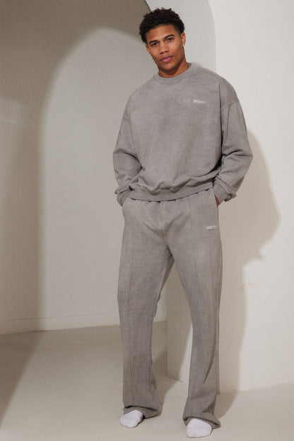 Unisex Sweatshirt in Grey Wash
