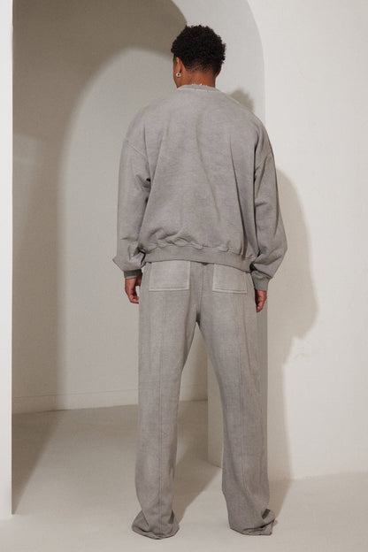 Unisex Sweatshirt in Grey Wash