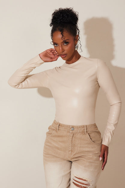 The Rumer Bodysuit in Cream