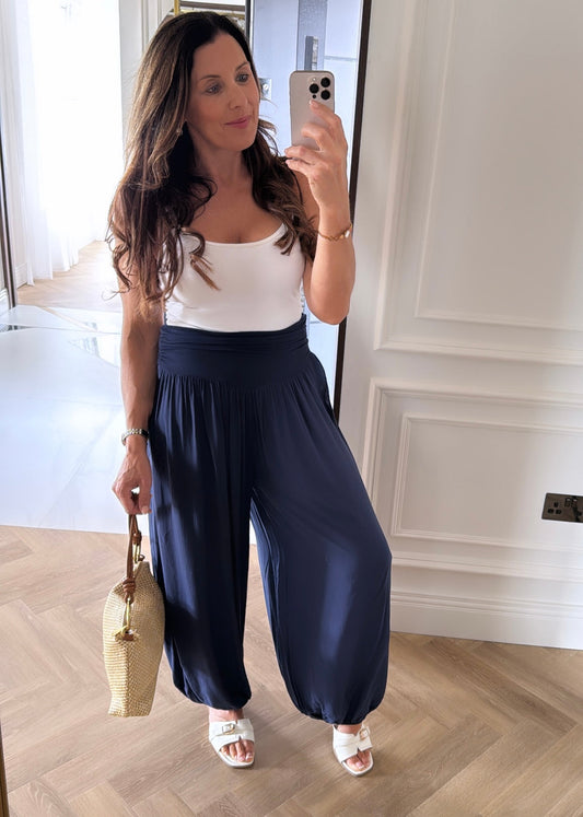 🖤Pre Order 🖤Vicki Navy Harem Pants