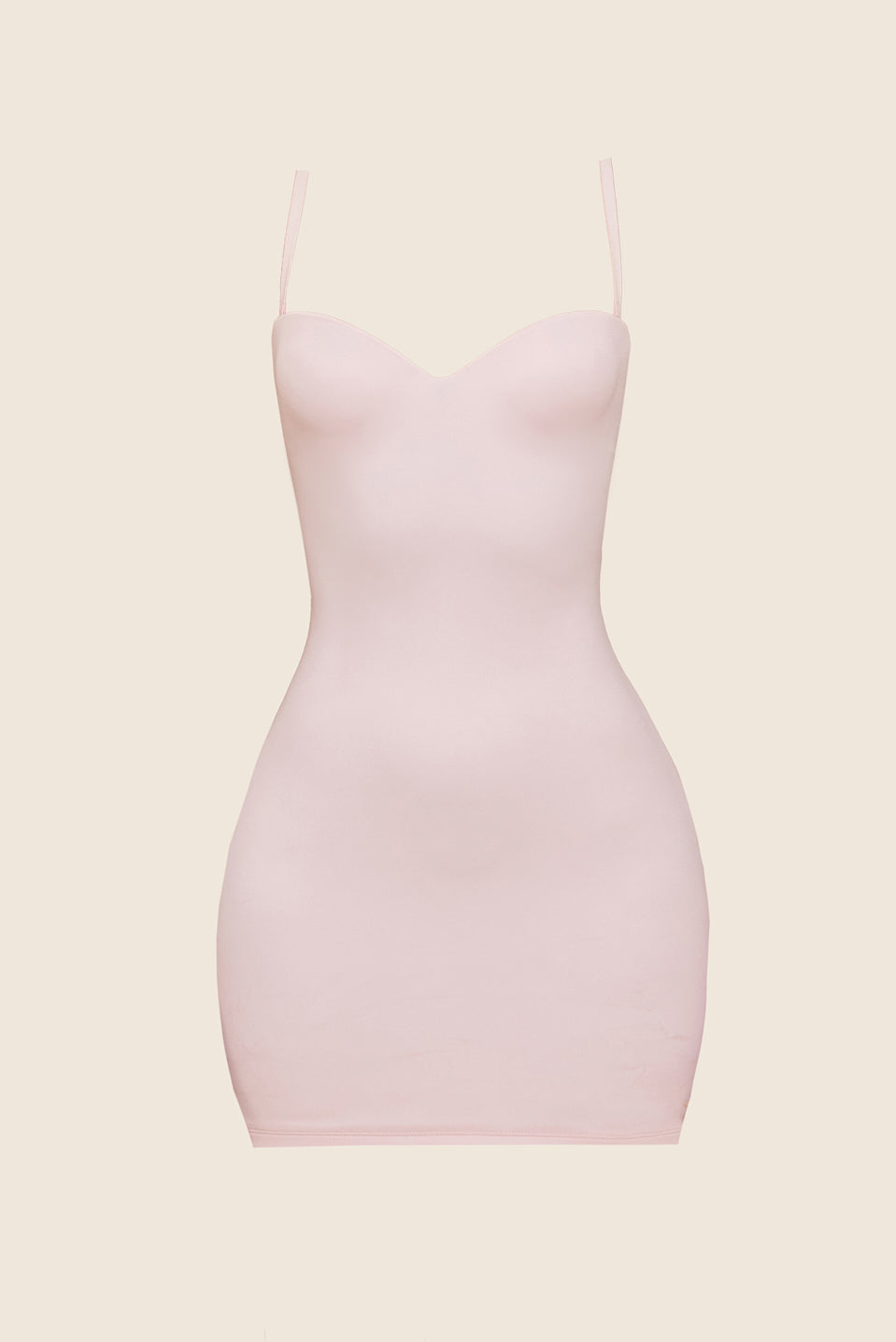 The Sculpt Mini Dress in Pink