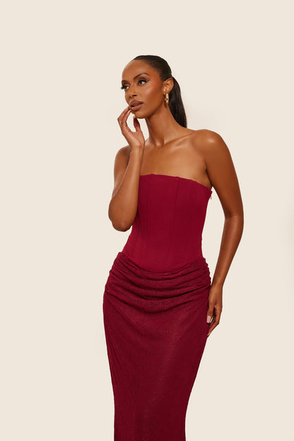 Briana Maxi Corset Dress