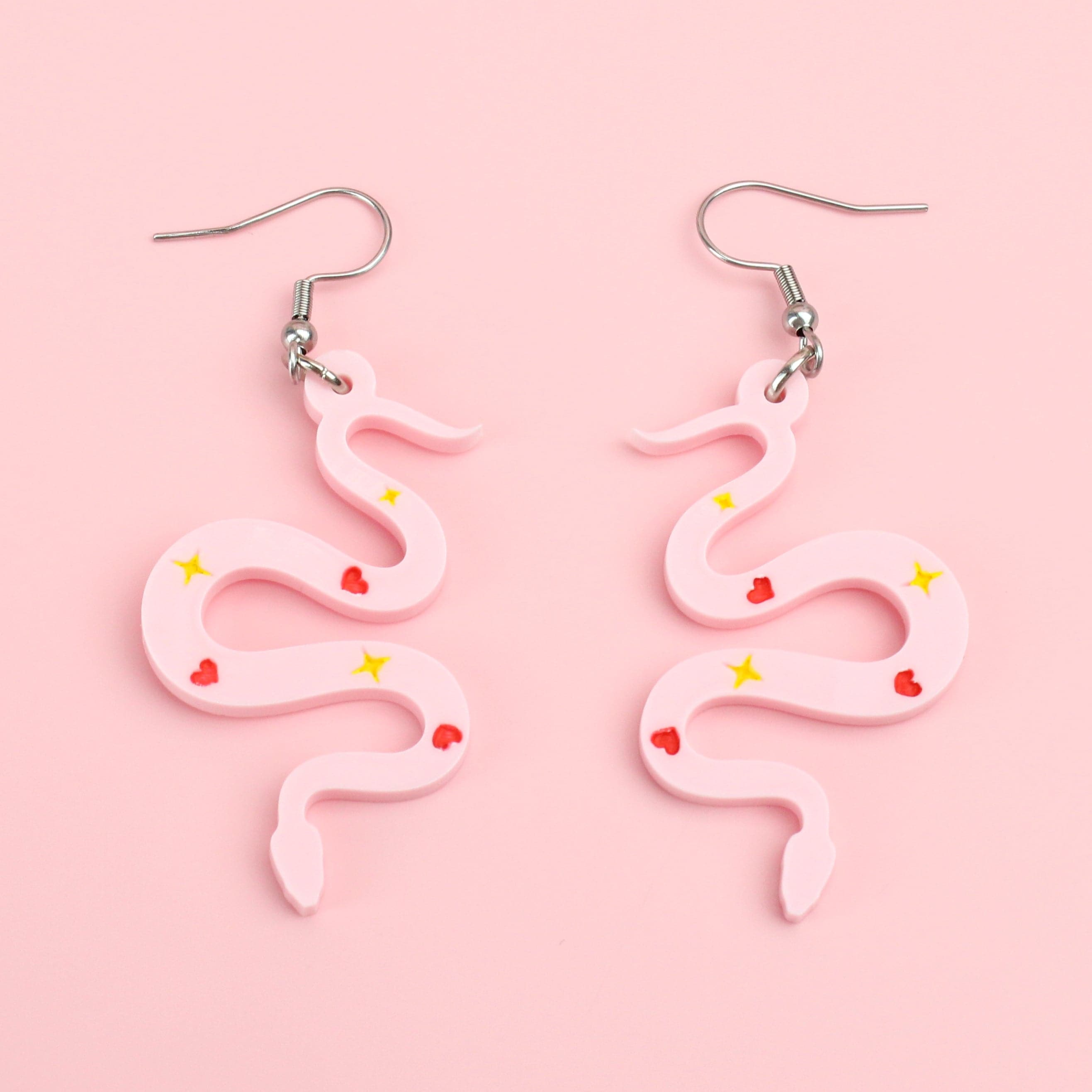 Love And Good Fortune Snake Earrings