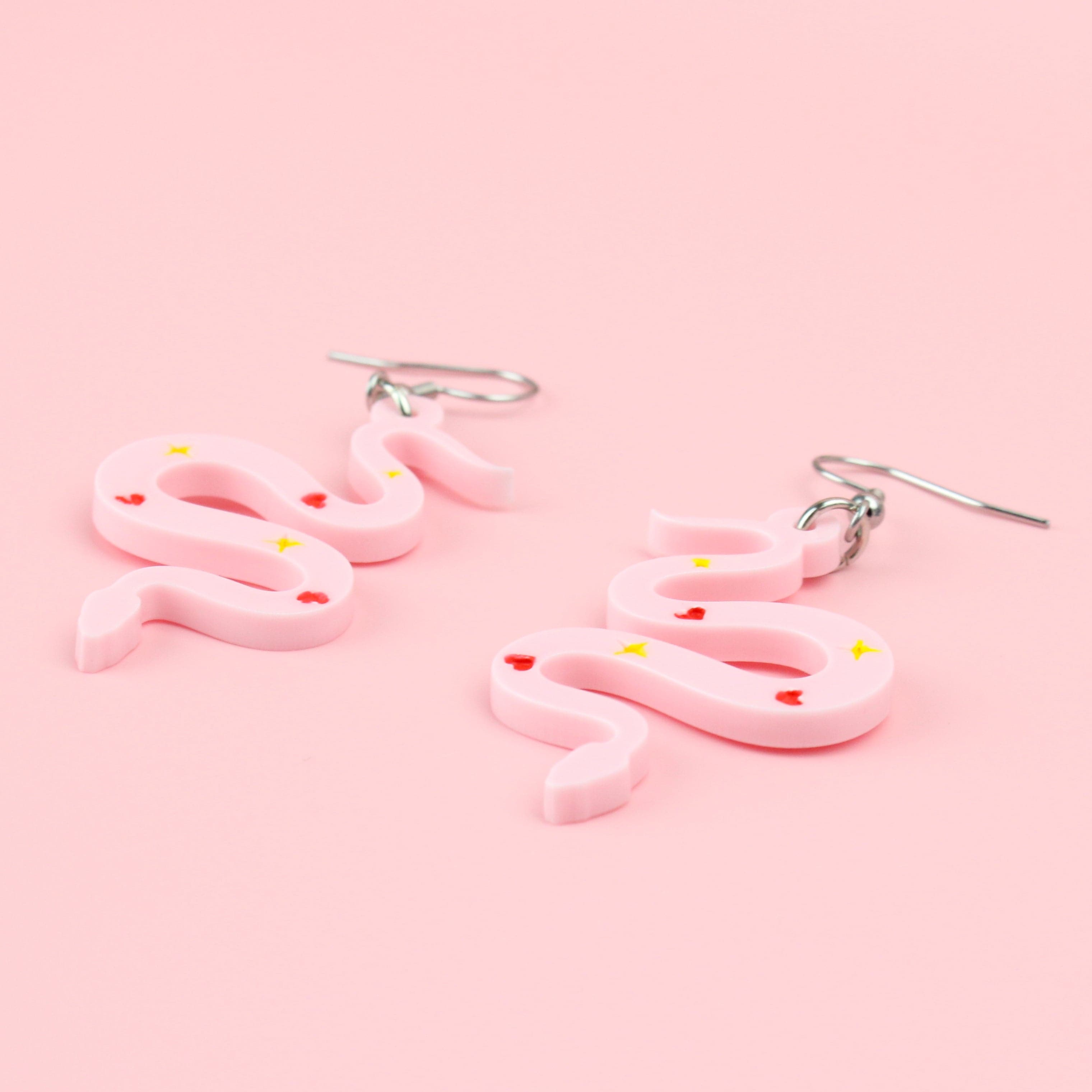 Love And Good Fortune Snake Earrings