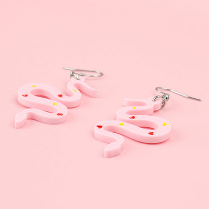 Love And Good Fortune Snake Earrings