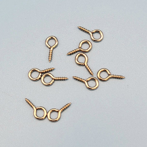 Screw Eyes - Package of 10 - Nickel Plated - 3mm