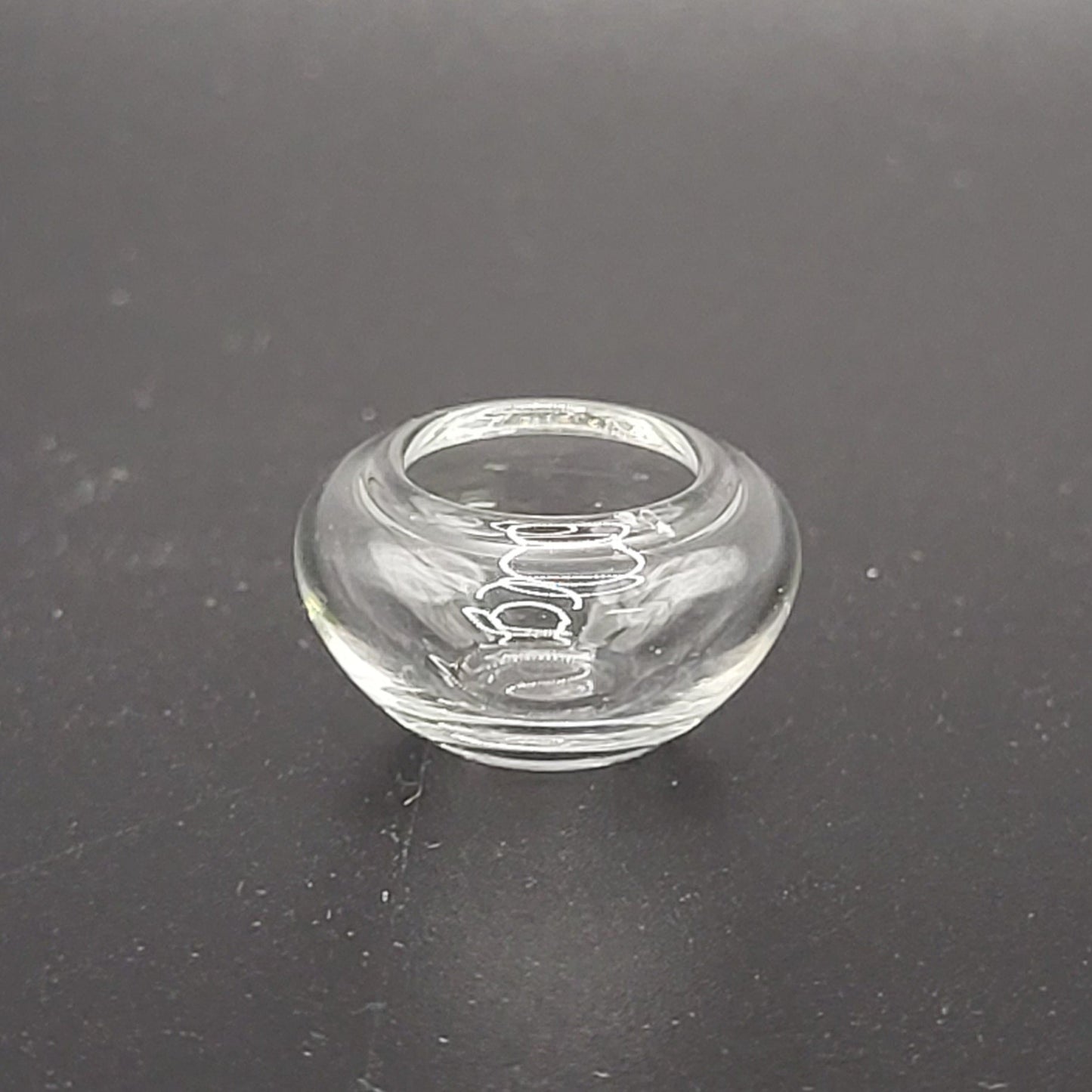 Glass Fish Bowl - 1/12 Scale Dollhouse Miniature