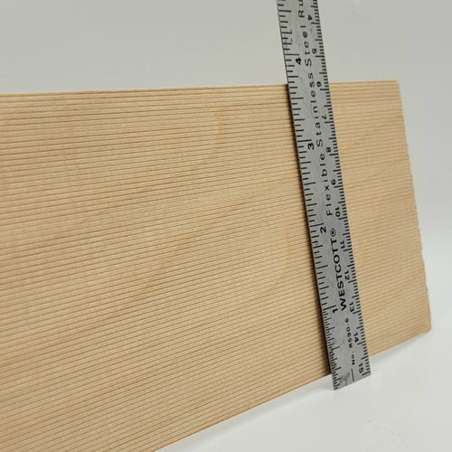 1/16" Scribed Siding - 1/32" Thick - Basswood Sheet