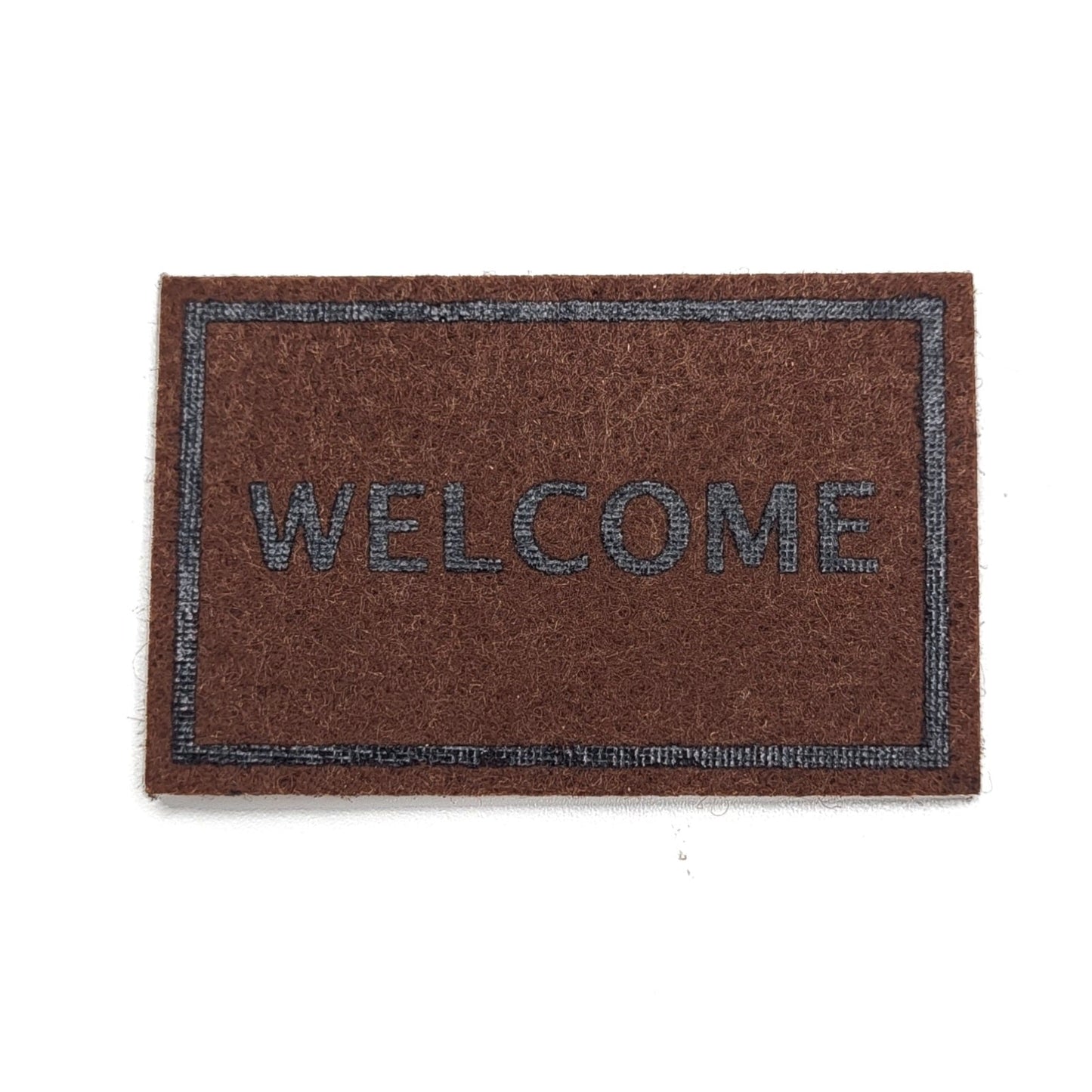 "Welcome" Welcome Mat - 1/12 Scale Miniature