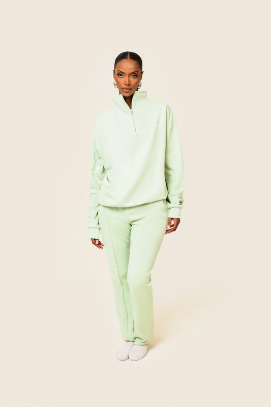 The Essentials Tapered Joggers in Sage